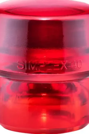 Favoriet van klanten | Halder Hamer dop SIMPLEX, plastic, rood, Ø 40
